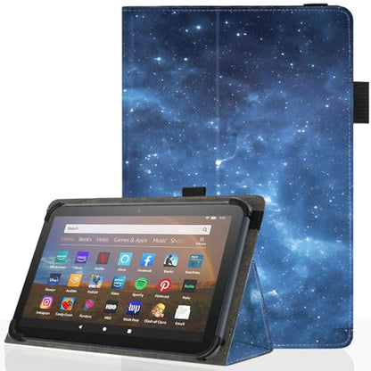 Universal 10 10.1 Inch Android Tablet Case,Slim Folding Stand Cover for All 9"-10.5" Touchscreen Tablet Case with Stylus Pen Holder,Starry Sky 02 - color: Starry Sky 02