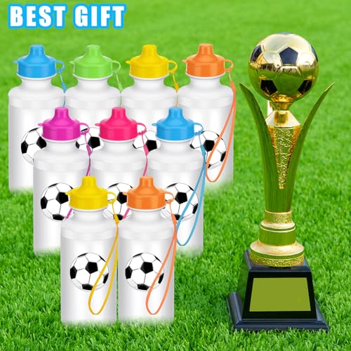 Zubebe 36 Pcs Sports Water Bottles Bulk Squeeze Reusable Plastic Water Bottles Back to School Supplies Summer Gifts for Students School Travel Hiking Cycling Event Team Gift - color: Mix Color
