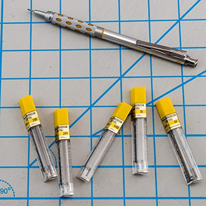 Pentel Super Hi-Polymer Lead Refill, 0.9mm Thick, 2H, 180 Pieces of Lead (50-9-2H) - style: 2H Lead