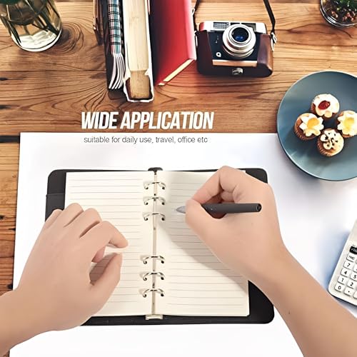 A6 Refill Paper,3 Pack Loose Leaf Paper,6-Holes Inserts Blank Filler Paper Leather Journal Notebook Refillable Paper for 6 Ring Refillable A6 Binder Notebook Planner (135 Sheets 270 Pages)
