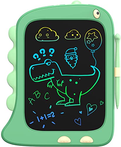 ORSEN 8.5 Inch LCD Doodle Board Tablet Toy - Green Dinosaur Drawing Pad for Kids 2-6 Years Old - Christmas and Birthday Gifts - color: 8.5inch-green