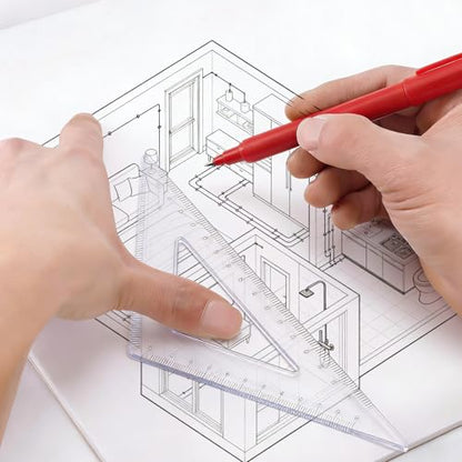 WRJIANGFA Tracing Paper Pad, 50 Sheets, A4 Size 8.27x11.69 Inches, High Transparency, Anti-Wrinkle, 53gsm, for Artists, Architects, Students