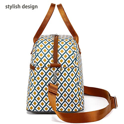 FlowFly Insulated Lunch Bag With Shoulder Strap for Women, Men, and Kids, Large and Reusable, Handle, Freezable Work and School Travel Tote and Meal Prep Organizer,Square - color: Square