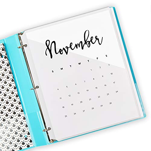 Avery Binder Pockets for 3 Ring Binders, Clear, 8.5" x 11", Acid-Free and Archival-Safe, 15 Binder Folders Total (3-Pack of 75296) - size: 3 packs, style: 3 Pack