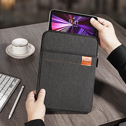 NIDOO Tablet Sleeve Bag 8 inch for 8.3" iPad mini 6/7.9" iPad mini 5/8" Lenovo Tab M8 Gen / 8.7" Galaxy Tab A7 / 8" Huawei MatePad T 8 Water Repellent Vertical Laptop Case Pouch - color: Black, size: 7.9" - 8" Tablet / 8.3" iPad mini