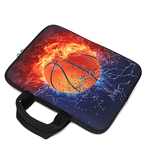 Universal 7-9 inch Tablet Sleeve Ultra-Portable, Neoprene Carrying Sleeve Case Bag Compatible with 7" 8" 8.5" 8.9" 9" Apple iPad mini, Samsung, Google, HP, Acer (Basketball) - color: Basketball