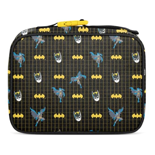 Simple Modern DC Comics Batman Kids Lunch Box & Insulated Lunch Bag | Hadley Cute Lunch Box for Girls, Boys, Toddlers | Fits Bento Box, Lunch Containers | Small Lunch Bag | Batman Icons - color: DC: Batman Icons