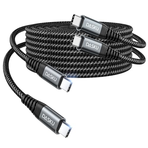 USBC to USBC Cable 3FT, 2Pack USB C Cable Fast Charging 60W, USB C Cord Upgraded Extra Durable Braided USB C to C Cable Compatible with iPhone 17 16 15 Pro Max,Samsung Galaxy S10, LG and More-Black - color: Black, size: 3FT, style: USB C to USB C