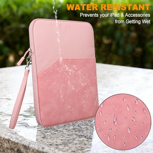 Lacdo Tablet Sleeve Case for 13 inch New iPad Air M4 M3 M2 2026-2024, 13" iPad Pro M5 M4 2025-2024, 12.9 inch iPad Pro 6 5 4 3 with Magic Keyboard Smart Keyboard Folio, ipad pro 13 inch Sleeve, Pink - color: Pink, size: 12-13 Inch