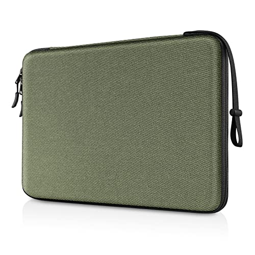 FINPAC Hard Laptop Sleeve Case for MacBook Neo 13 inch MacBook Air 13-in | Waterproof Laptop Carrying Case for 13-14" MacBook Neo A18/Air/Pro, 13 inch Dell, Surface Laptop, HP, Acer, Olive - color: Olive, size: 13-inch MacBook Air/Pro