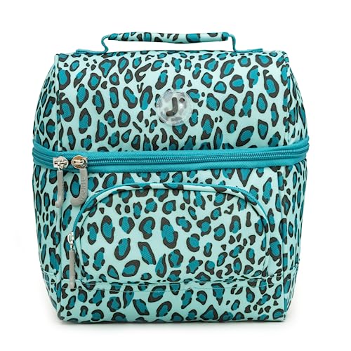 J World Corey Kids Lunch Bag. Insulated Lunch-Box for Girls, Women, Mint Leopard - color: Mint Leopard
