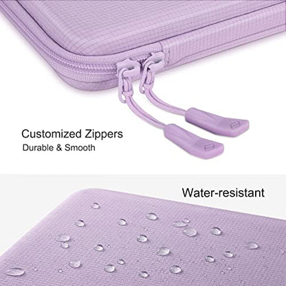 FINPAC 15.6-inch Hard Laptop Sleeve Case Compatible with 15.6 Inch Acer Aspire, Shockproof Computer Carrying Case for HP Dell Razer Samsung Laptop Chromebook, Lilac - color: Lilac, size: 15.6-inch Laptop/Chromebook