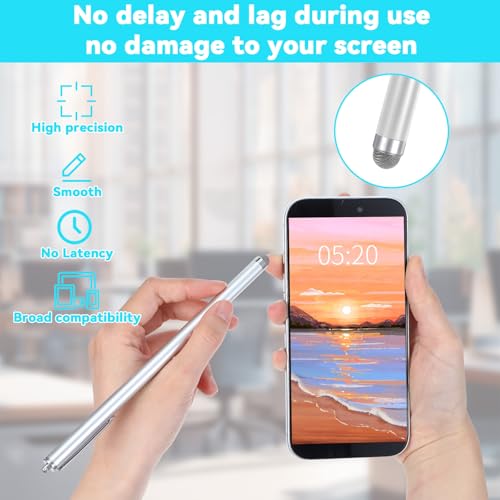 JIEYAO 3 Pcs Stylus Pens for Touch Screens, Universal Stylus Pen | High Sensitivity Touchscreen Pen, Large Stylus Pen, Compatible with Phone Tablets