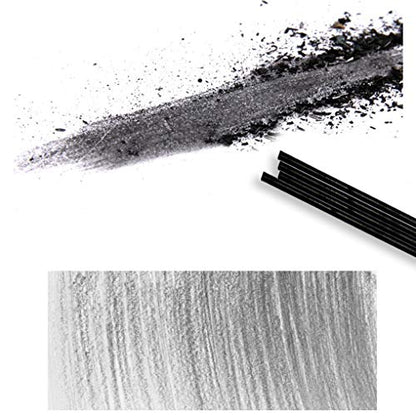 3 Pack Soft Medium Hard 4.0mm Charcoal Lead Refills Mechanical Pencil Lead Professional Artist Sketch Pencil Refills Automatic Graphite Pencil Lead Refills for Students Drawing Sketching Art Supplies - color: 3 Pack 4.00mm Lead Refills-Soft Medium Hard