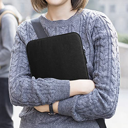 MoKo 7-8 Inch Tablet Sleeve Bag, Polyester Pouch Cover Case Fits iPad mini (A17 Pro) 8.3" 2024, iPad mini 6/5/4/3/2/1, Samsung Galaxy Tab S2 8.0, Tab A 8.0, ZenPad Z8s 7.9,Black - color: Black, size: 7-8 inch