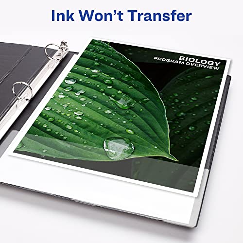 Avery Durable View 3 Ring Binder, 4 Inch EZD Rings, 1 White Binder (09801) - size: 4", style: 1 Pack
