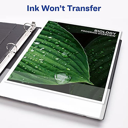 Avery Two-Tone Durable View 3 Ring Binder, 1.5 Inch Slant Rings, White/Black Binder (17287) - color: Black/White, size: 1.5"