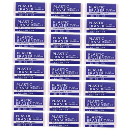 DOITOOL 24Pcs Exam Erasers Large Safe Material Pencil Erasers for Students School Test Office Writing Supplies Classroom Bulk
