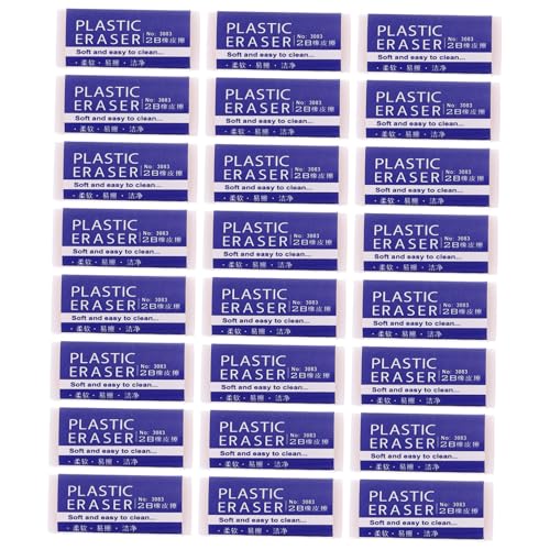 DOITOOL 24Pcs Exam Erasers Large Safe Material Pencil Erasers for Students School Test Office Writing Supplies Classroom Bulk
