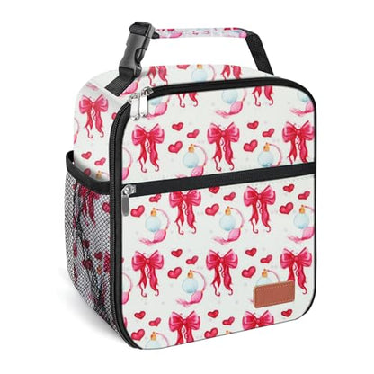 Lunch Box for Men & Women Durable Lunch Bag for Adults Reusable Small Lunchbox Bowknot - color: Bowknot