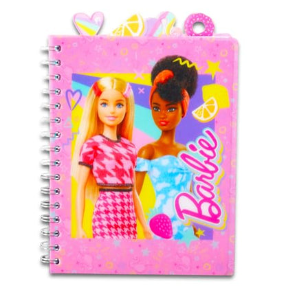 Barbie Journal for Girls - Bundle Spiral Notebook, Sticky Notes Pen Plus Stickers Tabbed Notebook for Kids