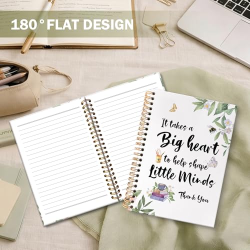 Teacher Appreciation Gifts Spiral Notebook Journal, End of Year Teacher Graduation Gifts for Teachers Journal for Notes Planning, Maestra for Notes Taking, 5.5 X 8.3 Inch - color: Thank you02