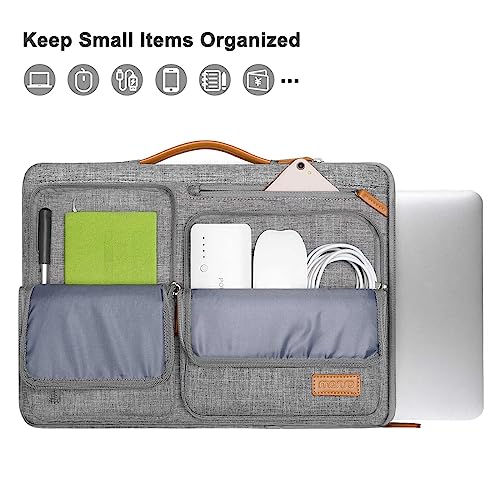 MOSISO 360 Protective Laptop Case 13 inch, 13 inch Laptop Sleeve | Compatible with MacBook Neo/Air M5 M4 M3 M2 M1 2026-2018/Pro M2 M1, Side Open Carrying Case with 4 Zipper Pockets, Gray - color: Gray, size: 13 inch