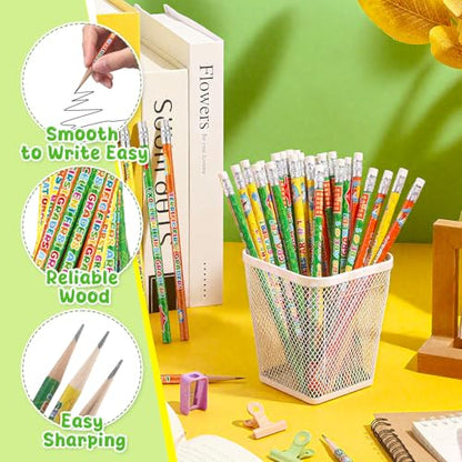 Tenceur First Grade Pencils, 48 Pcs 1st Graders Pencils with Erasers, 3 Motivational Designs, Welcome to First Grade Student Gifts from Teacher, Classroom Rewards Back to School Supplies - color: 1st Graders