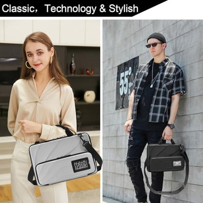 BUG 13-14 Inch Laptop Case Hard Shell, Protective Laptop Carrying Case with Stand for Heat Dissipation - color: Silver, size: 13-14 Inch