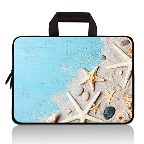 Universal 7~9 inch Kids Tablet Portable Neoprene Zipper Carrying Sleeve Case Bag Fits 7" 8" 8.5" 8.9" 9" iPad mini 5 4 3 2 1, Galaxy Tab A 8.0 (Starfish) - color: Starfish