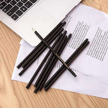 Set of 10 Math Pencils，HB Black Refills/Complex Calculations Golden Physics Statistics Graduation Teacher Gift Scientist Mathematics Maths Puns (Maths Pencils) - style: Maths Pencils