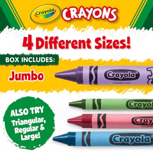 Crayola Jumbo Crayons Classpack (200ct), Large Toddler Crayons, Teacher Classroom Must Haves, Bulk School Supplies, Essential Preschool & Kindergarten Art Supplies - size: 200 Count (Pack of 1)