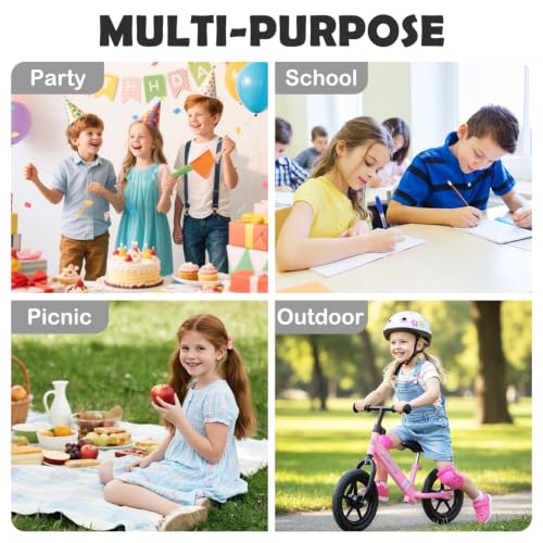 FlowFly Kids Lunch Box Insulated Letter Print Soft Bag Mini Cooler Back to School Thermal Meal Tote Kit for Girls, Boys, Black - color: Black