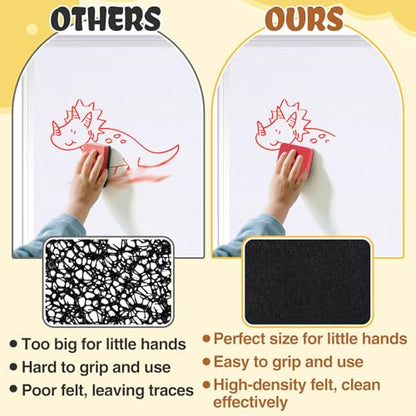 24Pcs Strong Magnetic Dry Erase Eraser, Classroom Must Haves, Square | 4 Color Mini Whiteboard Eraser, Classroom Essentials for Kindergarten, Prek, Elementary, Office - style: Square