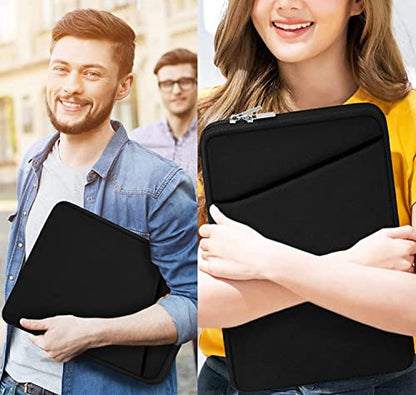 Laptop Sleeve Case 13 Inch, Upgrade 14 inch Laptop Cover for Apple MacBook Pro 2022, Durable Notebook Cover Shockproof Protective Bag Compatible with MacBook Air/Pro Retina 13.3 Inch, Black - color: Black, size: 13.3 inch