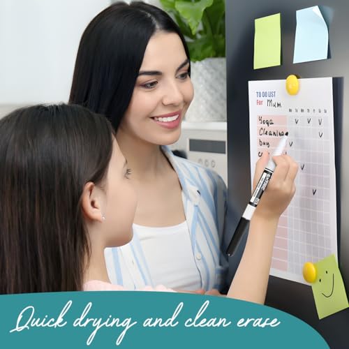 EXTRIC Dry Erase Markers Fine Tip 5 ct, Magnetic Eraser, Whiteboard Spray | Use: Whiteboards and Glass Boards, Includes: 5 Markers, 1 Eraser, Cleaner Spray, Feature: Low-Odor, Non-Toxic - style: Fine Tip