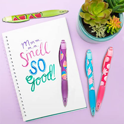 Scentco Glitter Gel Smens (2 Pack) - Gourmet Scented Pens, Colored Glitter Gel Ink, Medium Point, 8 Count - color: Glitter Gel (2 Pack of 8 Count)