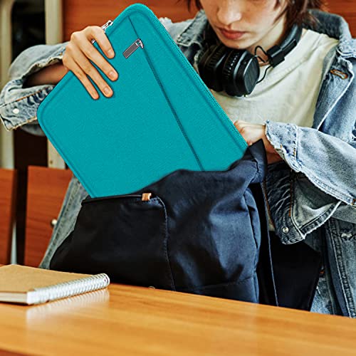 Laptop Sleeve Bag 15.6 inch, Durable Computer Carrying Bag Protective Case Briefcase Handbag with Front Pocket, Slim Laptop Case Cover for 15.6 Inch HP, Dell, Lenovo, Asus, Notebook, Light Blue - color: Light Blue, size: 15.6 Inch