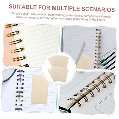 280Pcs Loose Leaf Paper Hole Reinforcement Stickers Adhesive Binder Ring Labels for Easy Repair of Punched Paper for Office and Home Use