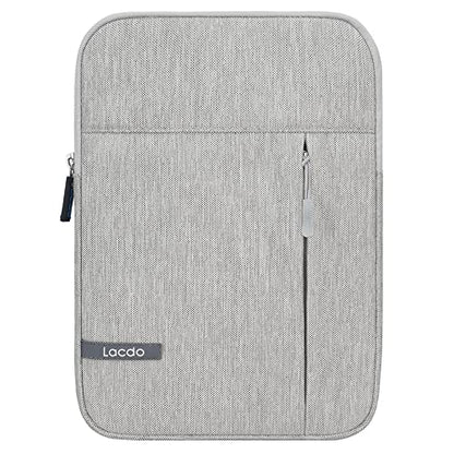 Lacdo iPad mini 7 Sleeve, iPad mini Case Bag, Tablet Sleeve Case for iPad mini 7 (A17 Pro)/6/5/4/3/2, Samsung Galaxy Tab A7 Lite 8.7" / Galaxy Tab A 8.0" Protective Tablet Bag Water Repellent, Gray - color: Gray, size: 7-8 Inch