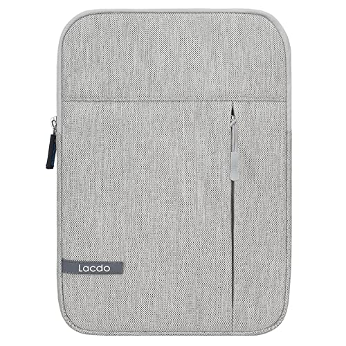 Lacdo iPad mini 7 Sleeve, iPad mini Case Bag, Tablet Sleeve Case for iPad mini 7 (A17 Pro)/6/5/4/3/2, Samsung Galaxy Tab A7 Lite 8.7" / Galaxy Tab A 8.0" Protective Tablet Bag Water Repellent, Gray - color: Gray, size: 7-8 Inch