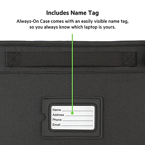 Belkin Always-On Protective Laptop Sleeve w/Dual Storage Pockets & Shock-Resistant Design for Device Protection - Fits 11in to 12in Laptop, Tablet, Chromebook, iPad, & MacBook - Travel & Daily Use - size: 11"-12", style: Always-On