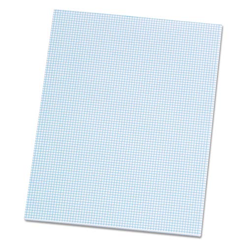 Ampad 22005 Quadrille Pads, 8 Squares/Inch, 8 1/2 x 11, White, 50 Sheets