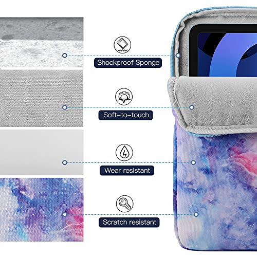 TiMOVO 9-11" Tablet Sleeve Bag, Nebula | Fit iPad 11" A16 2025 / 10.9"/10.2" / Air 11" 5/4 Gen / Galaxy Tab A9+/A11Plus 11", Fit Smart Keyboard - color: Dreamy Nebula, size: 9-11 Inch