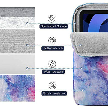 TiMOVO 9-11" Tablet Sleeve Bag, Nebula | Fit iPad 11" A16 2025 / 10.9"/10.2" / Air 11" 5/4 Gen / Galaxy Tab A9+/A11Plus 11", Fit Smart Keyboard - color: Dreamy Nebula, size: 9-11 Inch