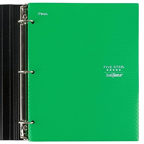 Five Star DuraShield Antimicrobial 2 Pocket Stay-Put Plastic Folders, 4 Pack, Holds 11" x 8-1/2", Color May Vary (330010) - size: 2-Pocket Folders, style: Folder