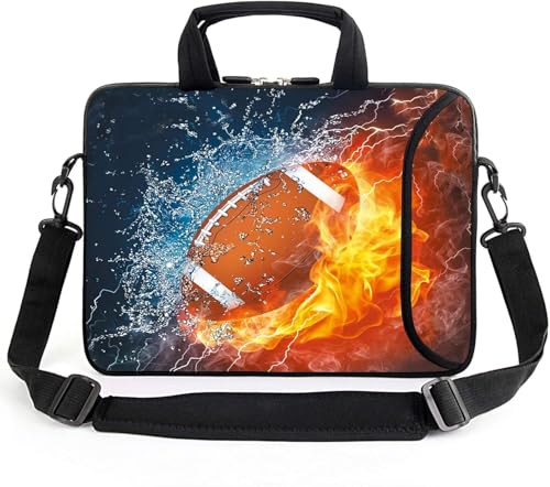 15" laptop sleeve laptop bag chromebook case adjustable shoulder strap with handle accessory pocket for men women (RYD-15-7) - color: Ryd-15-7
