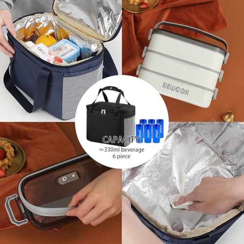Bento Box Adult Lunch Box (74 Oz Large Capacity), Reusable, Leak-Proof, Including Lunch Bag, Fork And Spoon, 3 Dividers, Suitable For Work, Picnic, Dishwasher And Microwave Safe.(White) - color: White