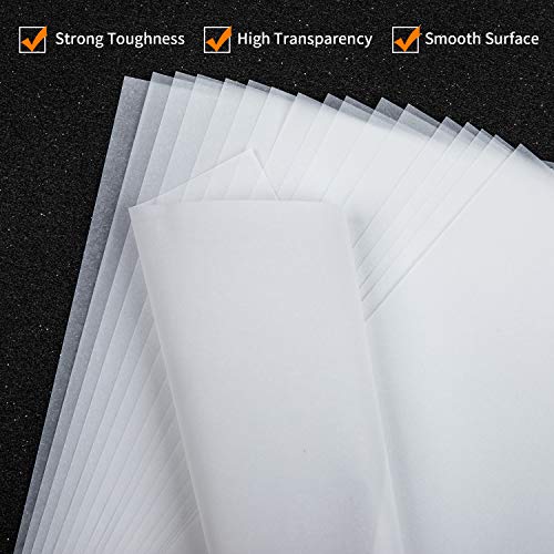 MyLifeUNIT Tracing Paper for Drawing, Translucent Vellum Paper 8.5 x 11 inches, 100 Sheets - size: 8.5 x 11 inches