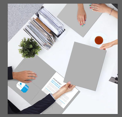 Two Pocket Folders, PANDRI 30 Pack 2 Pocket Folders, Letter Size Paper File Folder for School Office Home Business, Gray - color: Gray